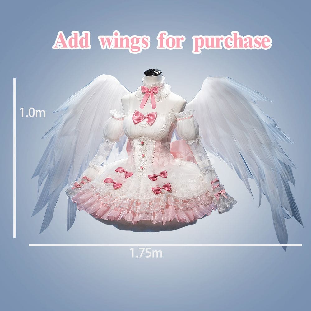【Pre Sale】Anime Shugo Chara! Cosplay Tsukiyomi Utau Angel Cosplay Costume Wing Cosplay Costumes