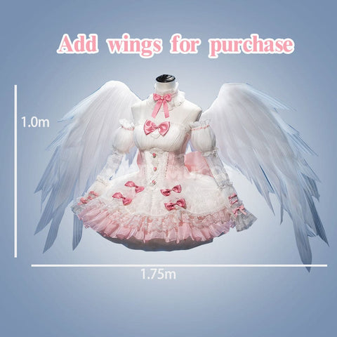 【Pre Sale】Anime Shugo Chara! Cosplay Tsukiyomi Utau Angel Cosplay Costume Wing Cosplay Costumes