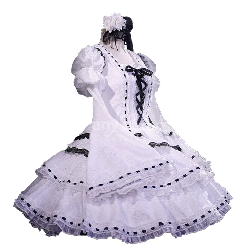 【Pre-Sale】Anime Shugo Chara! Cosplay Tsukiyomi Utau White Dress Lolita-Style Cosplay Costume Cosplay Costumes