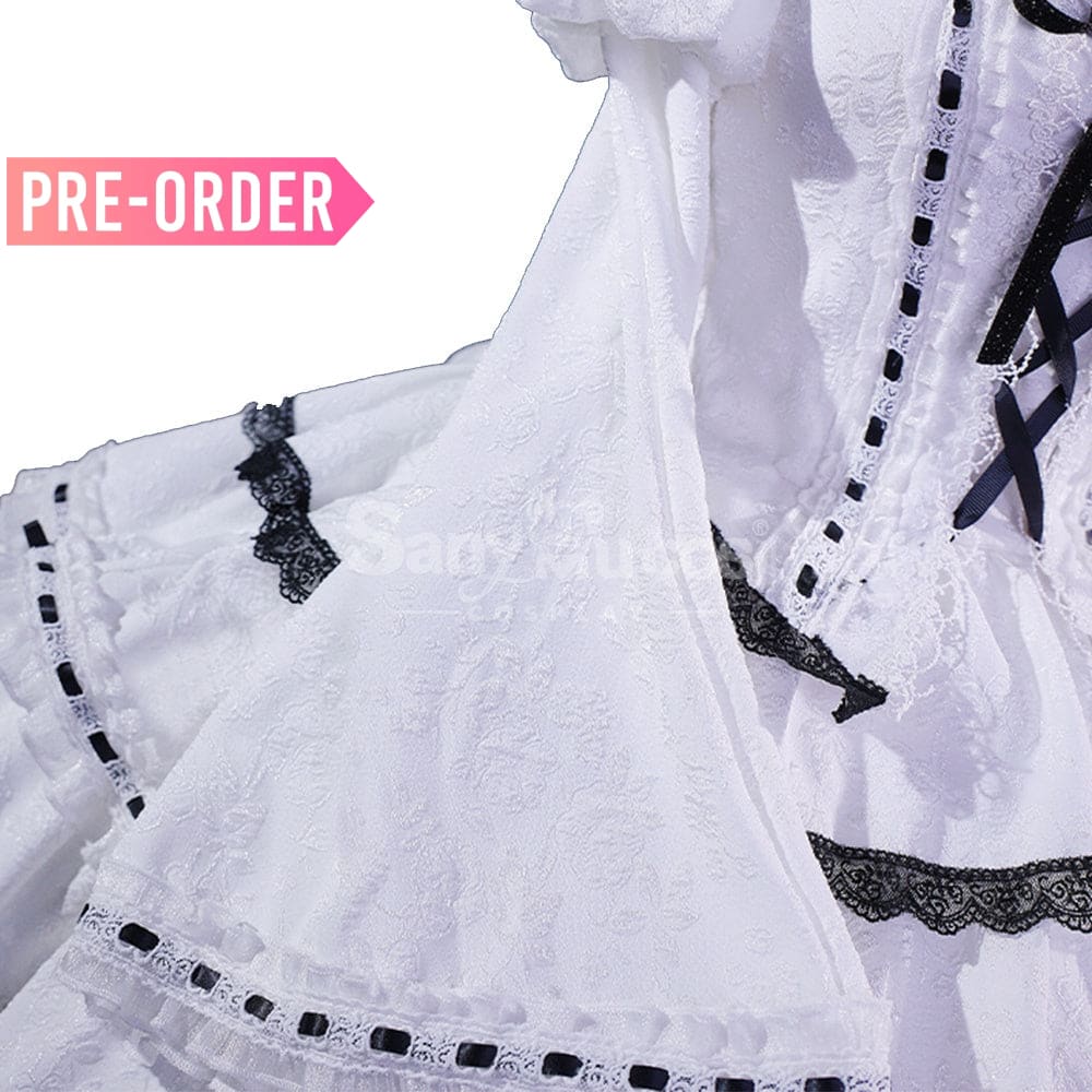 【Pre-Sale】Anime Shugo Chara! Cosplay Tsukiyomi Utau White Dress Lolita-Style Cosplay Costume Cosplay Costumes