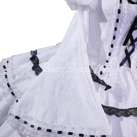 【Pre-Sale】Anime Shugo Chara! Cosplay Tsukiyomi Utau White Dress Lolita-Style Cosplay Costume Cosplay Costumes