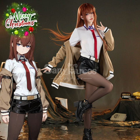 【Pre-Sale】Anime Steins;Gate Cosplay Kurisu Makise Cosplay Costume Premium Edition Cosplay Costumes