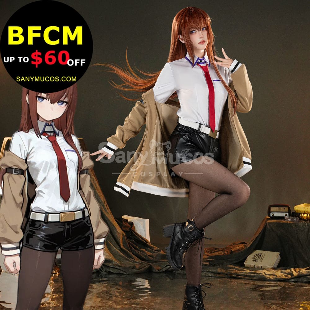 【Pre-Sale】Anime Steins;Gate Cosplay Kurisu Makise Cosplay Costume Premium Edition Cosplay Costumes
