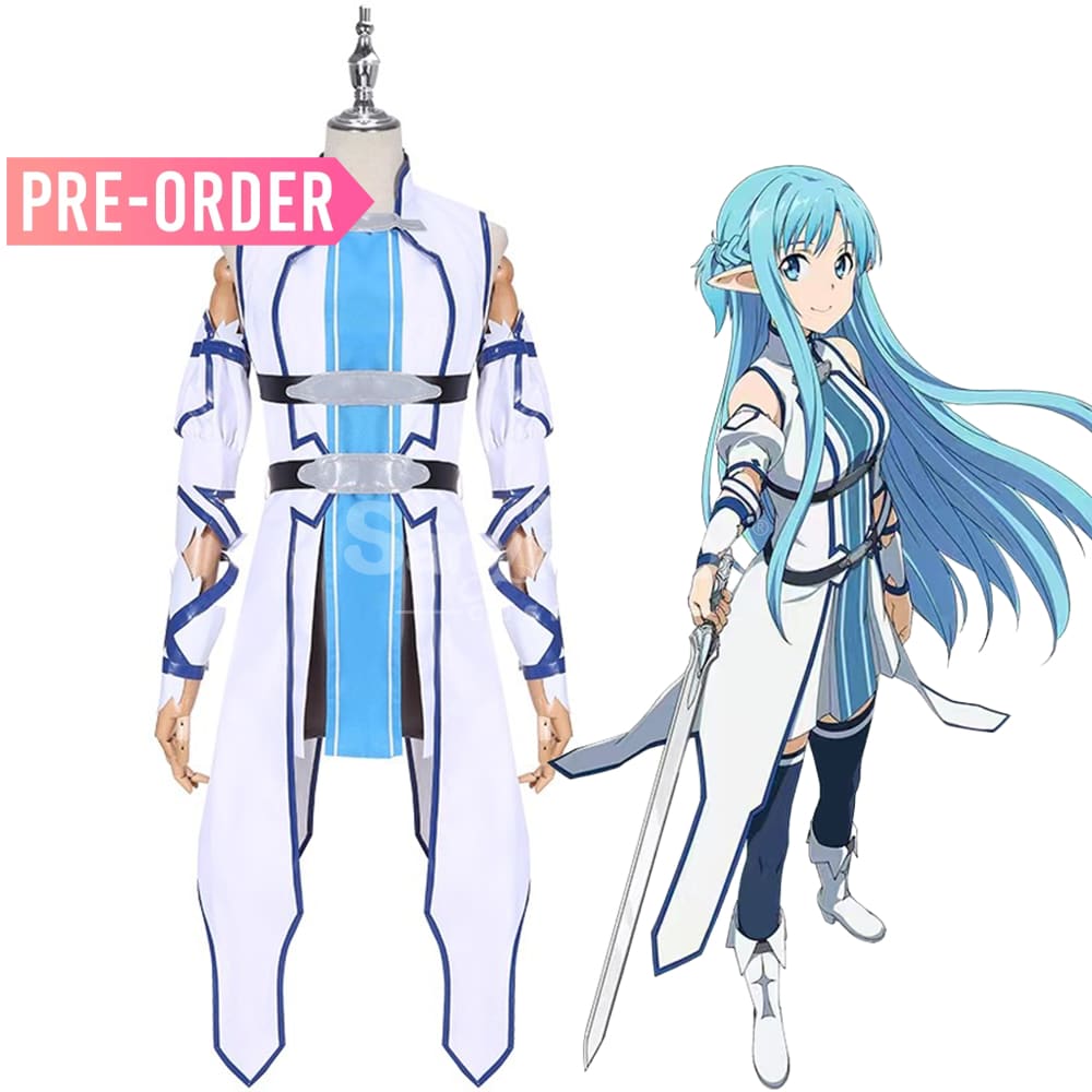 Anime Sword Art Online Ii Cosplay Asuna Yuuki Alo Costume Costumes