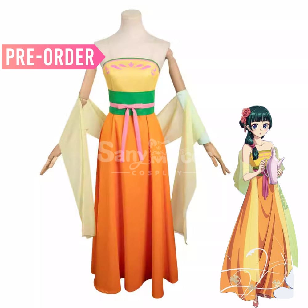 【Pre-Sale】Anime The Apothecary Diaries Cosplay Maomao Orange Color Cosplay Costume Cosplay Costumes