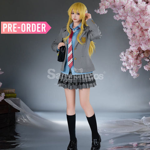 【Pre-Sale】Anime Your Lie in April Cosplay Kaori Miyazono Cosplay Costume Cosplay Costumes