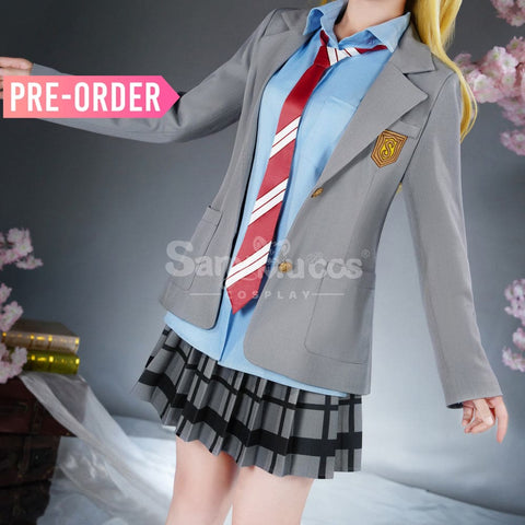 【Pre-Sale】Anime Your Lie in April Cosplay Kaori Miyazono Cosplay Costume Cosplay Costumes