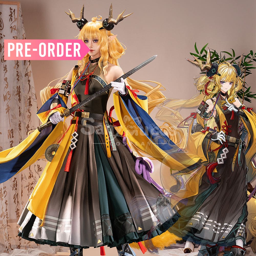 【Pre Sale】Game Arknights Cosplay Leizi Cosplay Costume Premium Edition Cosplay Costumes