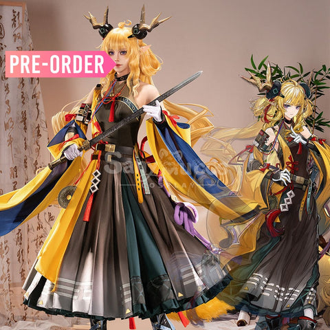 【Pre Sale】Game Arknights Cosplay Leizi Cosplay Costume Premium Edition Cosplay Costumes