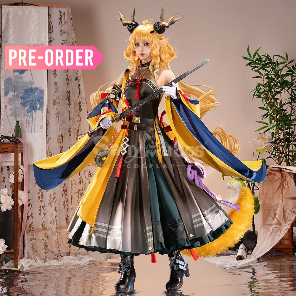 【Pre Sale】Game Arknights Cosplay Leizi Cosplay Costume Premium Edition Cosplay Costumes