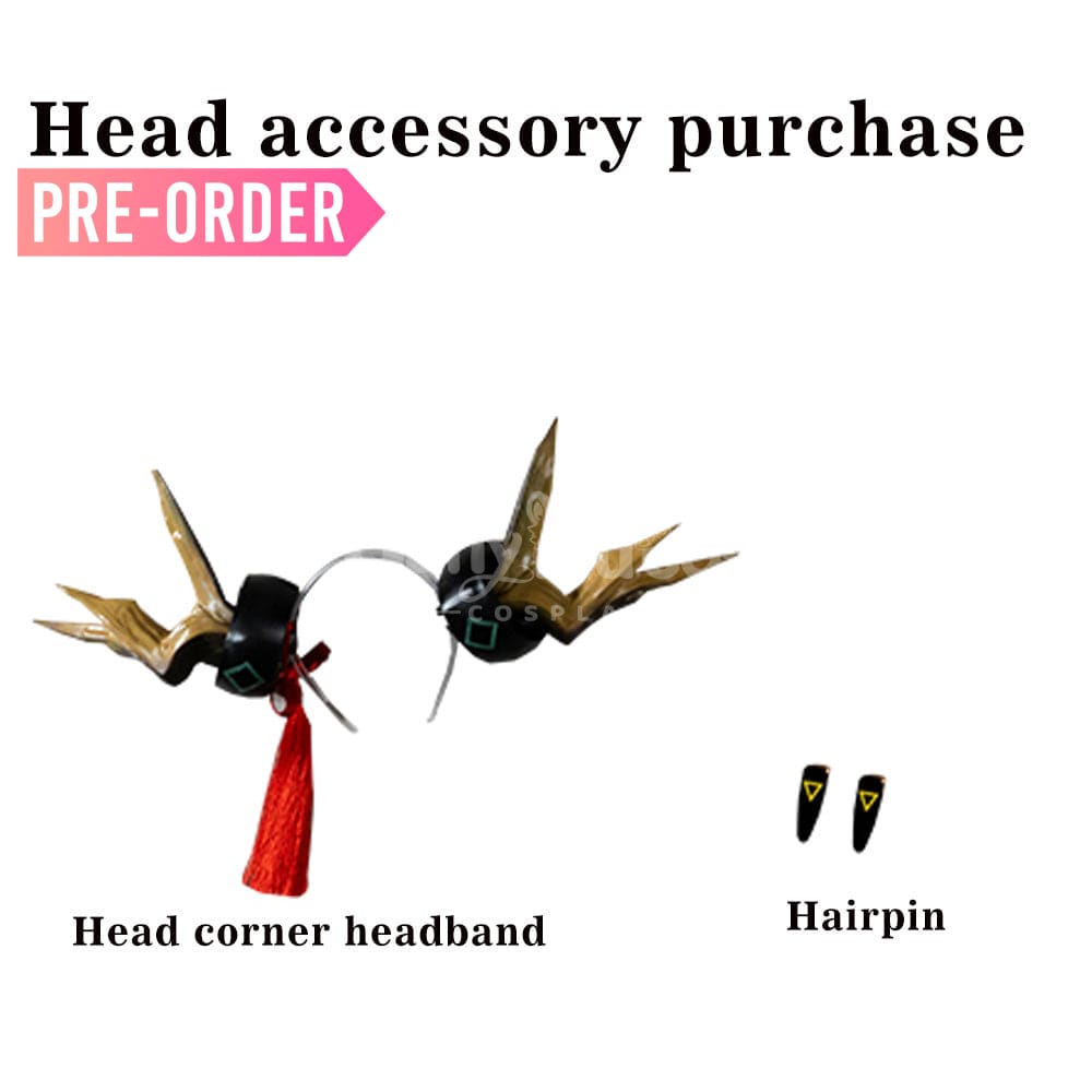 【Pre Sale】Game Arknights Cosplay Leizi Cosplay Costume Premium Edition Hair Accessory Cosplay Costumes