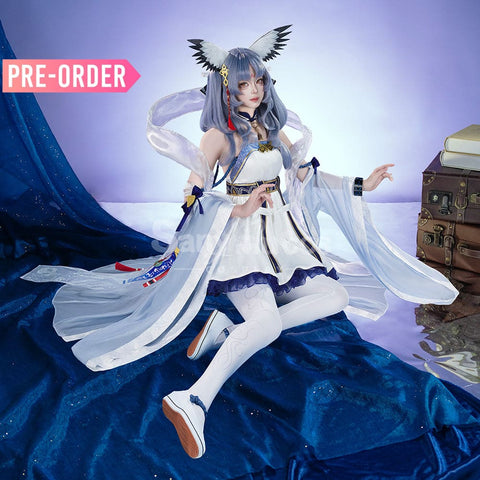 【Pre-Sale】Game Arknights Cosplay Ptilopsis Costume Premium Edition Costumes