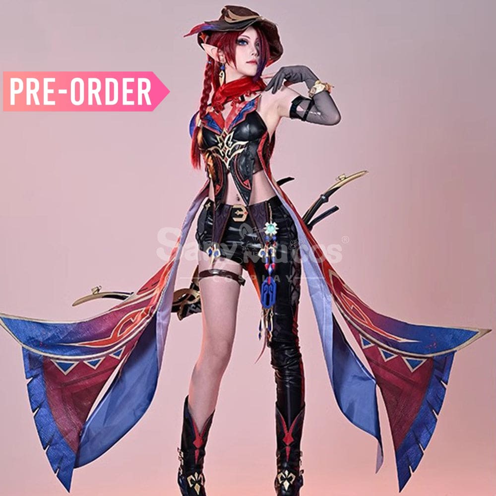 【Pre-Sale】Game Genshin Impact Cosplay Chasca Cosplay Costume Premium Edition Cosplay Costumes