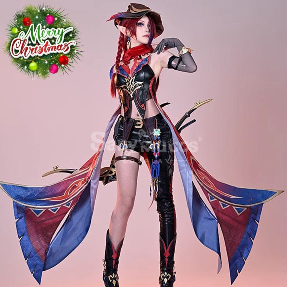 【Pre-Sale】Game Genshin Impact Cosplay Chasca Cosplay Costume Premium Edition Cosplay Costumes
