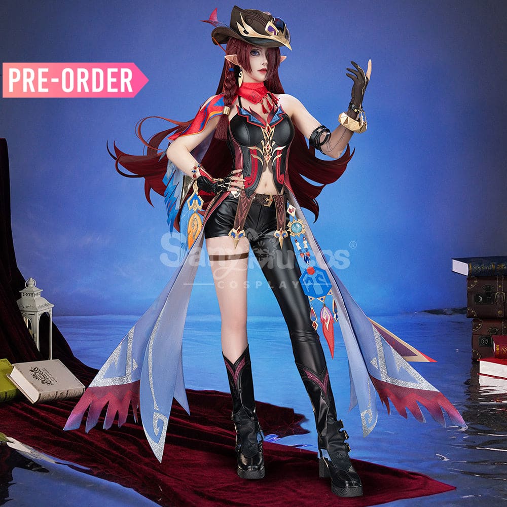 【Pre-Sale】Game Genshin Impact Cosplay Chasca Costume Premium Edition Costumes