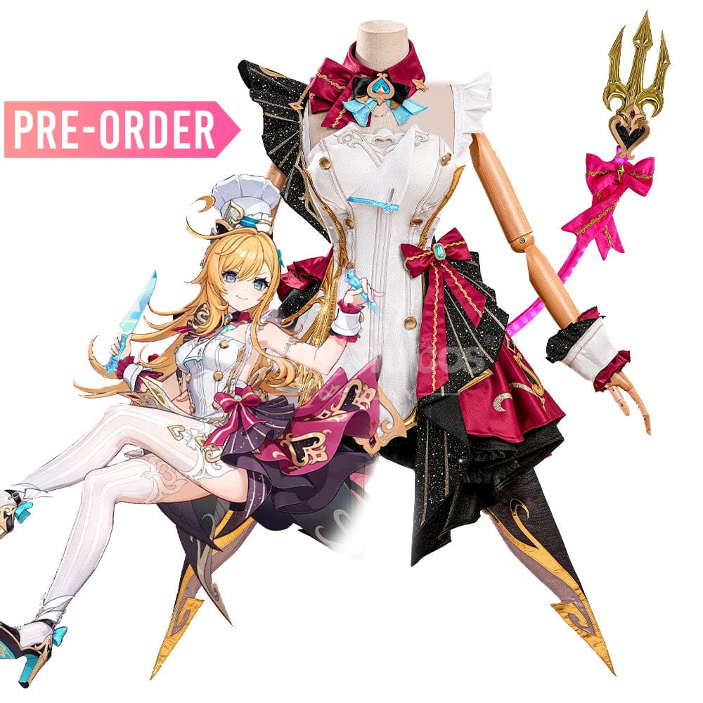 【Pre-Sale】Game Genshin Impact Cosplay Escoffier Costume Premium Edition Cosplay Costumes
