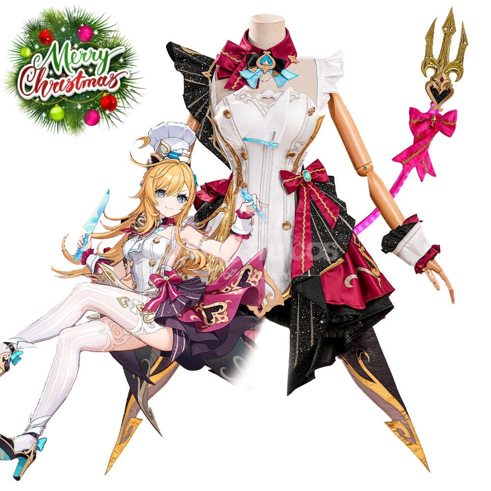 【Pre-Sale】Game Genshin Impact Cosplay Escoffier Costume Premium Edition Cosplay Costumes