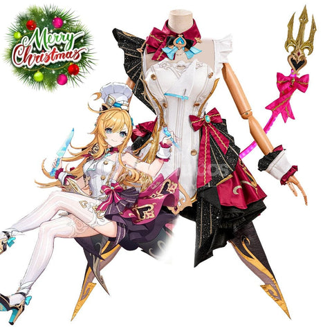 【Pre-Sale】Game Genshin Impact Cosplay Escoffier Costume Premium Edition Cosplay Costumes