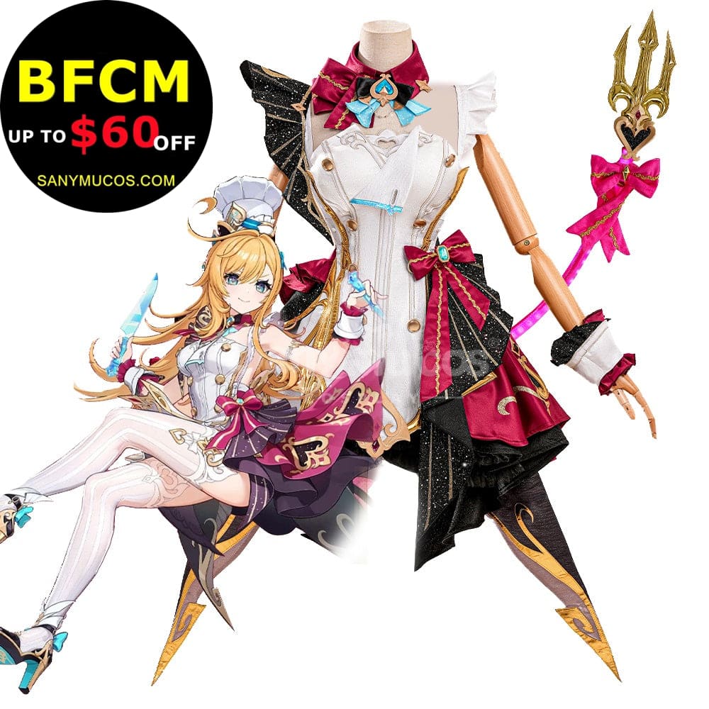 【Pre-Sale】Game Genshin Impact Cosplay Escoffier Costume Premium Edition Cosplay Costumes