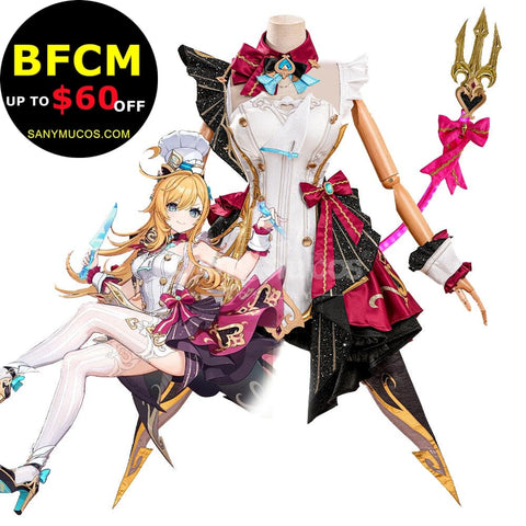 【Pre-Sale】Game Genshin Impact Cosplay Escoffier Costume Premium Edition Cosplay Costumes