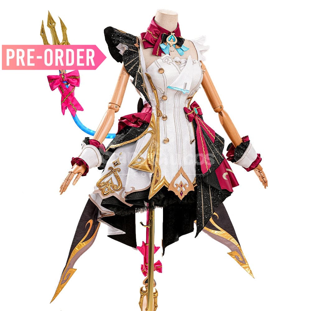 【Pre-Sale】Game Genshin Impact Cosplay Escoffier Costume Premium Edition Ful set3 / XS Cosplay Costumes