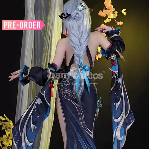 【Pre-Sale】Game Genshin Impact Cosplay Frostflower Dew Shenhe Costume Costumes