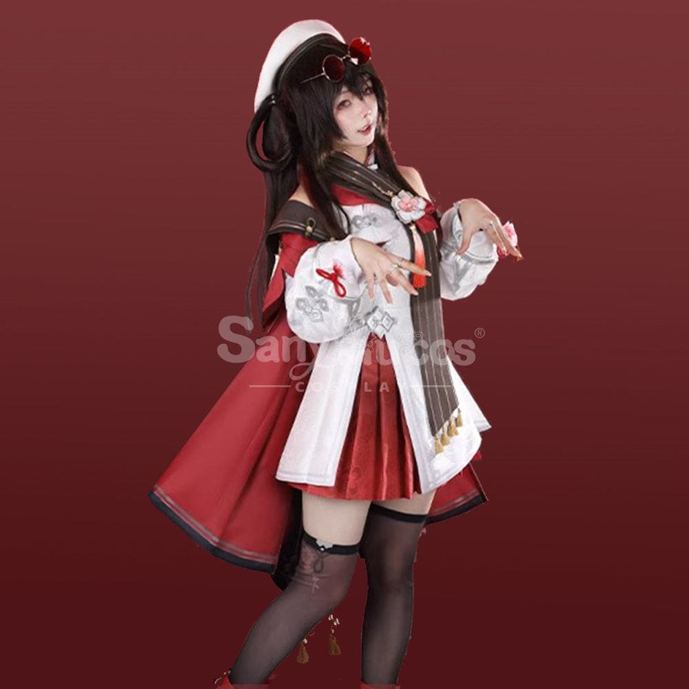 【Pre-Sale】Game Genshin Impact Cosplay Hu Tao Cherries Snow-Laden Cosplay Costume Cosplay Costumes