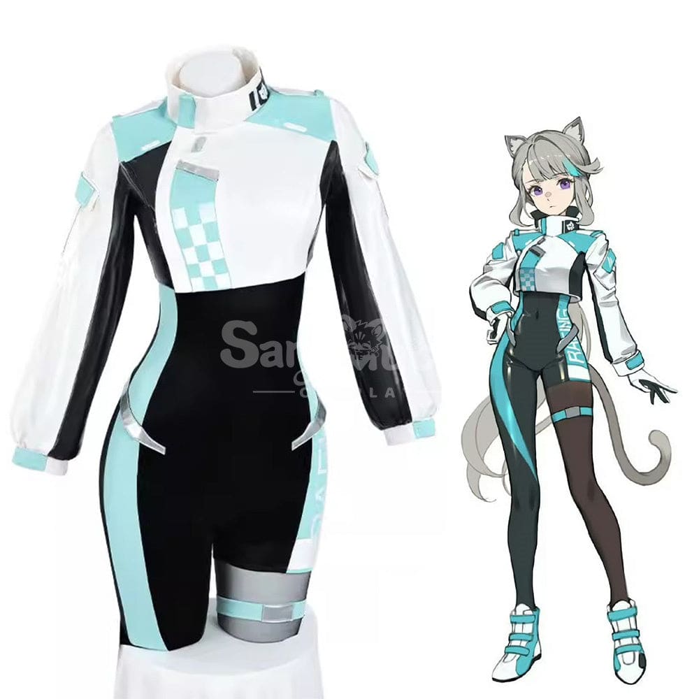 【Pre-Sale】Game Genshin Impact Cosplay Lynette Snezhevna Racing Costume Costumes