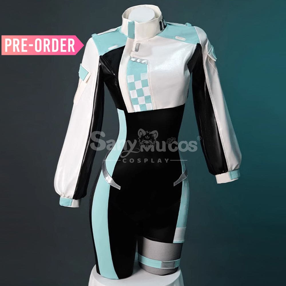 【Pre-Sale】Game Genshin Impact Cosplay Lynette Snezhevna Racing Costume Costumes