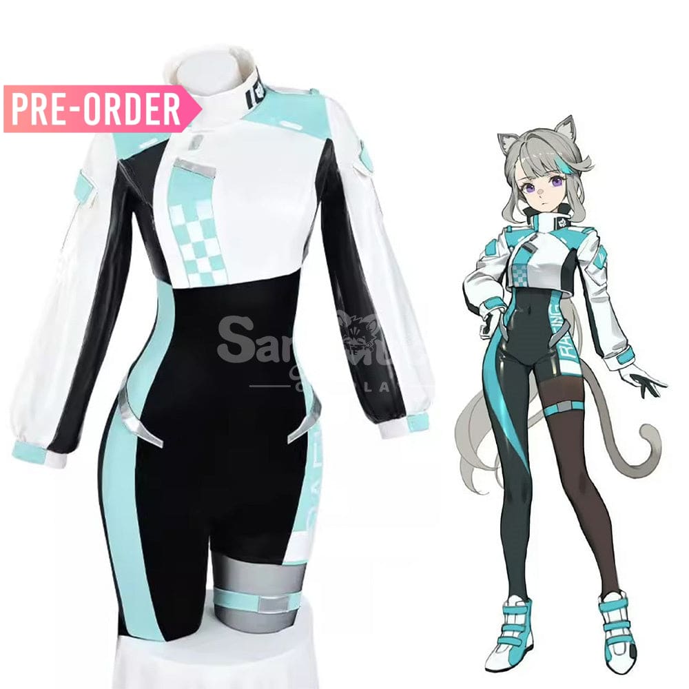 【Pre-Sale】Game Genshin Impact Cosplay Lynette Snezhevna Racing Costume Costumes