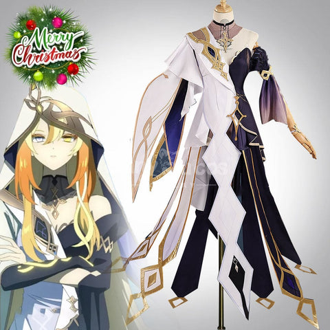 【Pre-Sale】Game Genshin Impact Cosplay Rhinedottir / Gold Cosplay Costume Cosplay Costumes