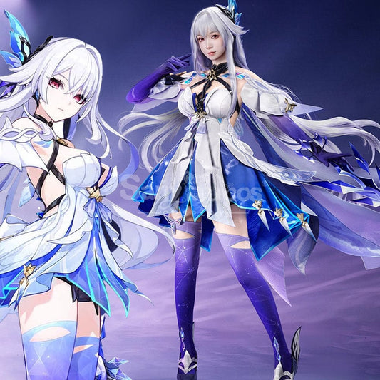 【Pre Sale】Game Genshin Impact Cosplay Skirk Void Star Cosplay Costume Premium Edition Cosplay Costumes 1000