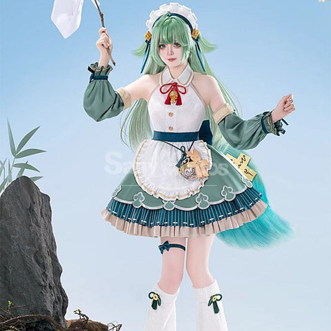 【Pre-Sale】Game Honkai: Star Rail Cosplay Huohuo Maid Costume Premium Edition Costumes