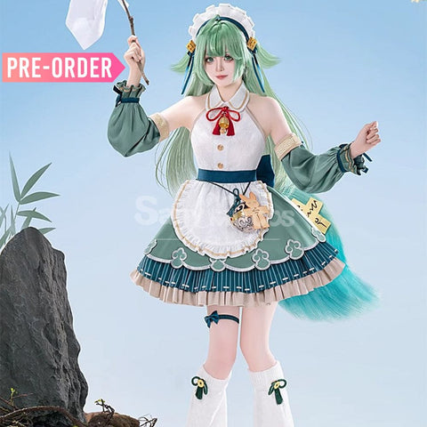 【Pre-Sale】Game Honkai: Star Rail Cosplay Huohuo Maid Costume Premium Edition Costumes