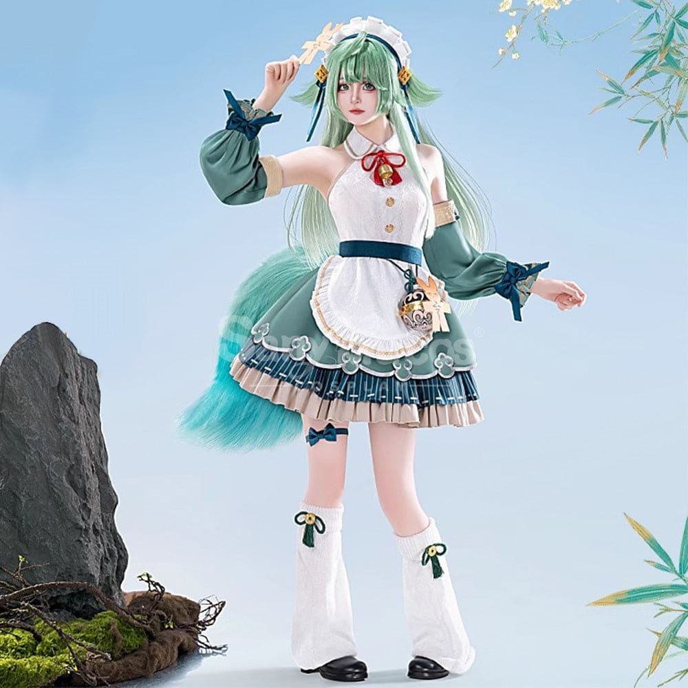 【Pre-Sale】Game Honkai: Star Rail Cosplay Huohuo Maid Costume Premium Edition Costumes