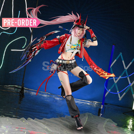 【Pre-Sale】Game Honkai: Star Rail Cosplay Rappa Costume Premium Edition Costumes 1000