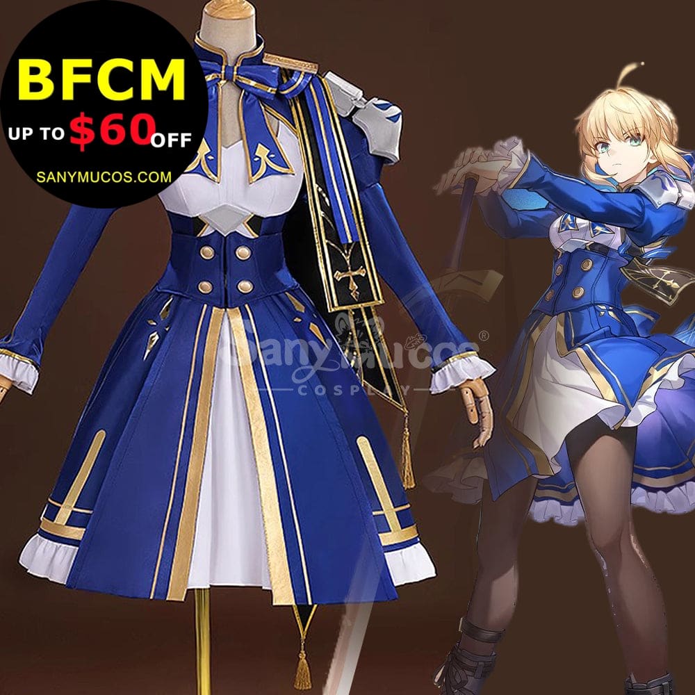 【Pre-Sale】Game Honkai: Star Rail x Fate Series Cosplay Saber Cosplay Costume Cosplay Costumes