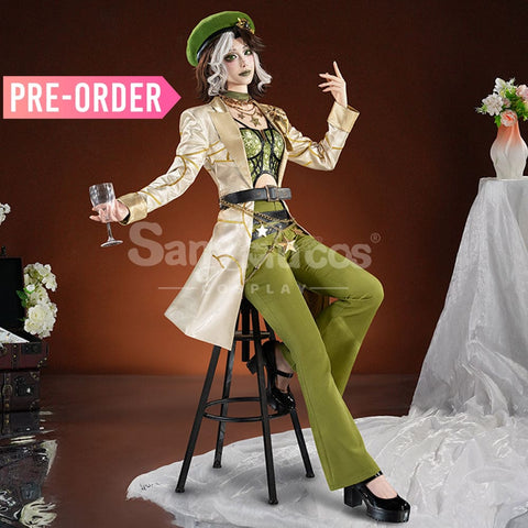 【Pre-Sale】Game Identity V Cosplay Barmaid Demi Bourbon Proofreader Costume Premium Edition Costumes