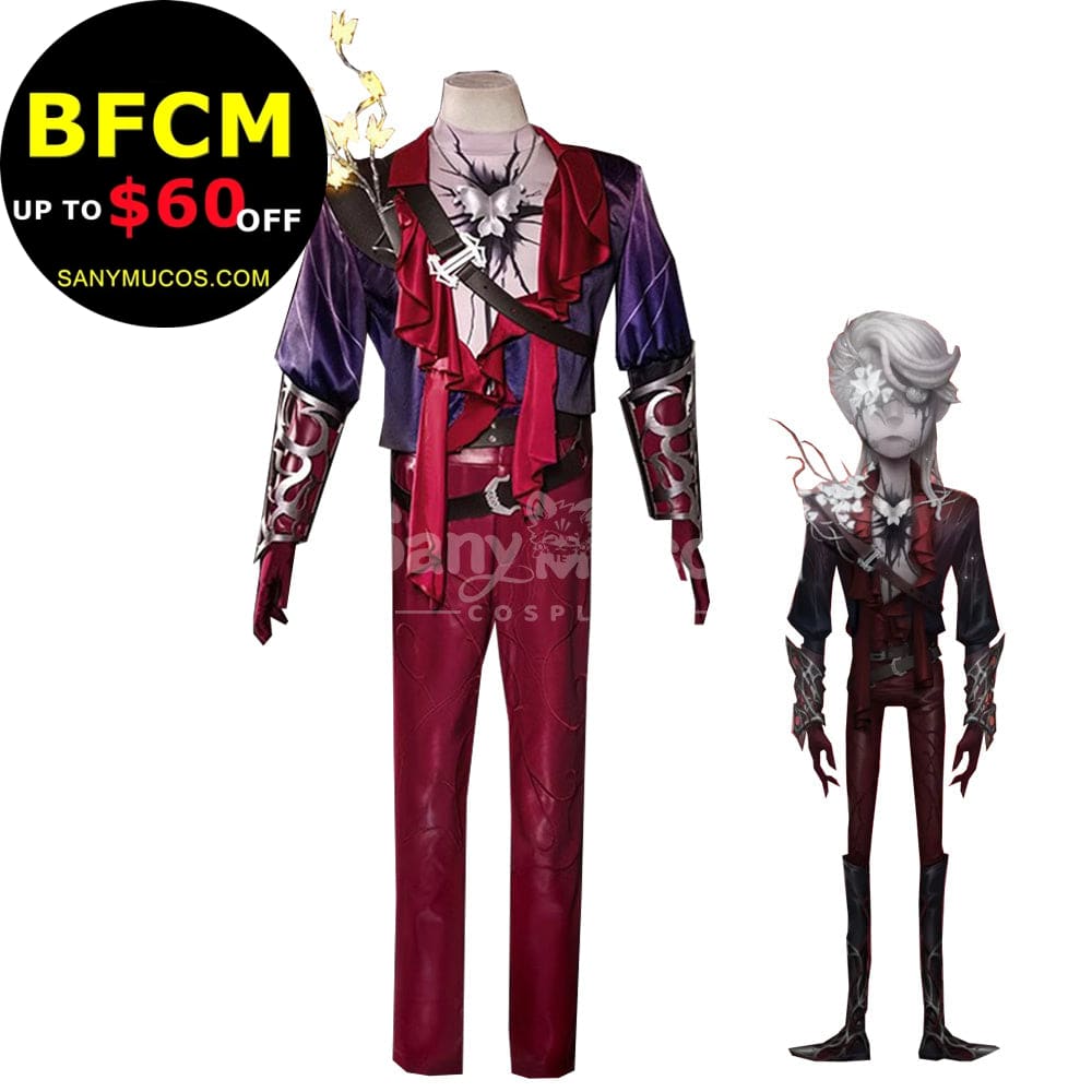 【Pre-Sale】Game Identity V Cosplay Mercenary Naib Subedar Man In Red Costume Premium Edition Costumes