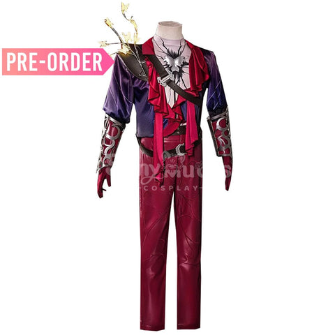 【Pre-Sale】Game Identity V Cosplay Mercenary Naib Subedar Man In Red Costume Premium Edition Costumes