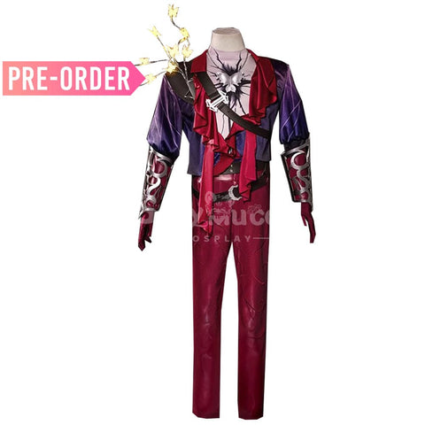 【Pre-Sale】Game Identity V Cosplay Mercenary Naib Subedar Man In Red Costume Premium Edition Costumes