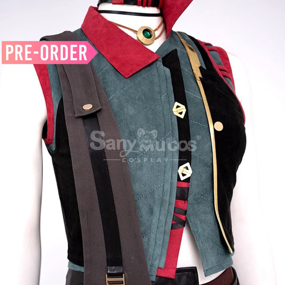 【Pre-Sale】Game League Of Legends Arcane Cosplay Jinx Vest Costume Premium Edition Costumes