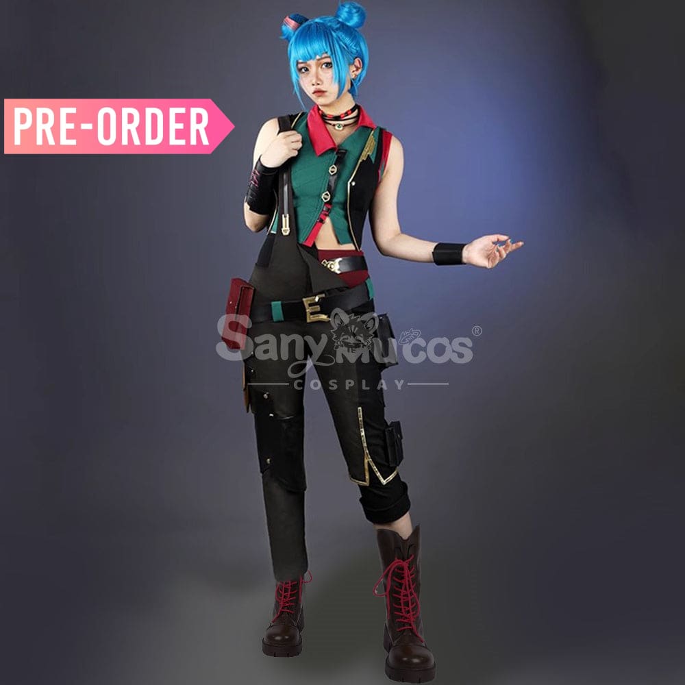 Game League Of Legends Arcane Cosplay Jinx Vest Costume Premium Edition Costumes