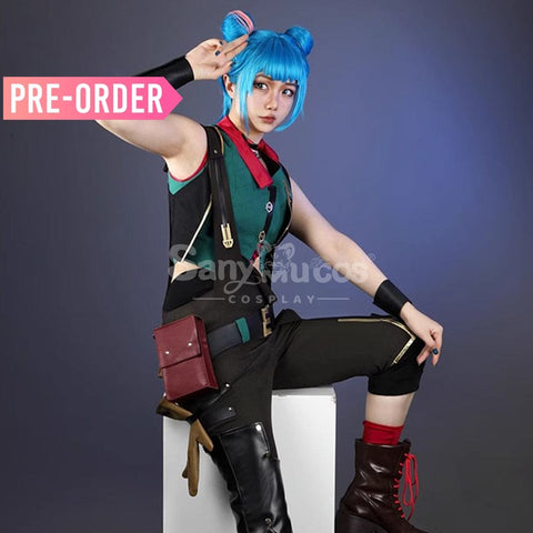 Game League Of Legends Arcane Cosplay Jinx Vest Costume Premium Edition Costumes