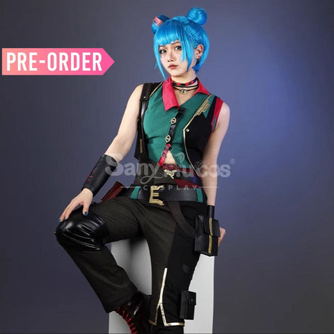 Game League Of Legends Arcane Cosplay Jinx Vest Costume Premium Edition Costumes
