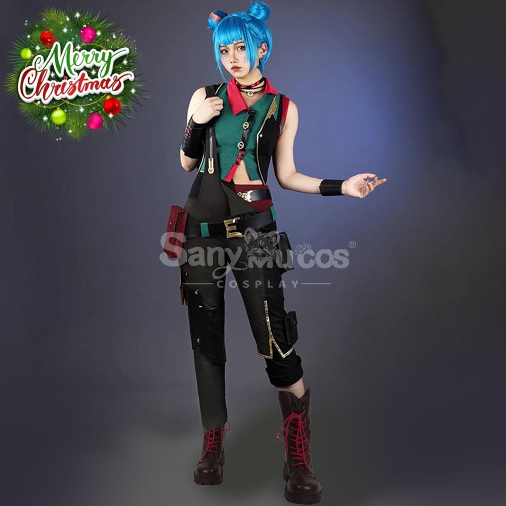 Game League Of Legends Arcane Cosplay Jinx Vest Costume Premium Edition Costumes