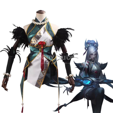 【Pre-Sale】Game League of Legends Cosplay Snow Moon Caitlyn Cosplay Costume Cosplay Costumes