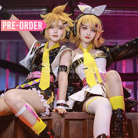 【Pre-Sale】Game Muse Dash Cosplay Kagamine Rin/Len collab Cosplay Costume Cosplay Costumes