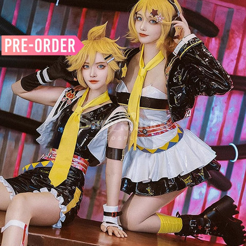 【Pre-Sale】Game Muse Dash Cosplay Kagamine Rin/Len collab Cosplay Costume Cosplay Costumes