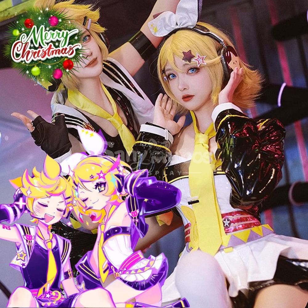 【Pre-Sale】Game Muse Dash Cosplay Kagamine Rin/Len collab Cosplay Costume Cosplay Costumes